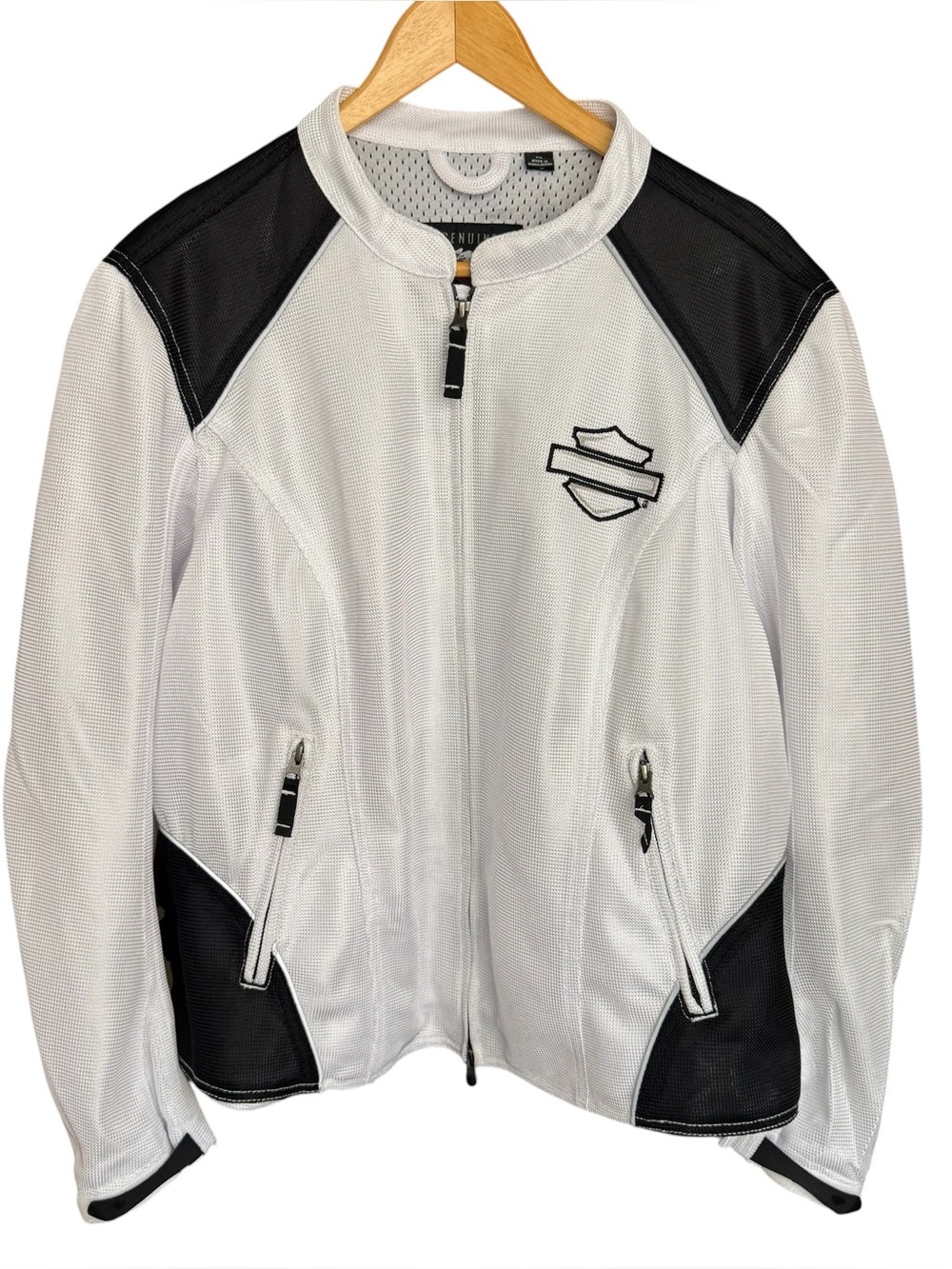 Harley-Davidson Women’s White Mesh Riding Jacket - Picture 2 of 14
